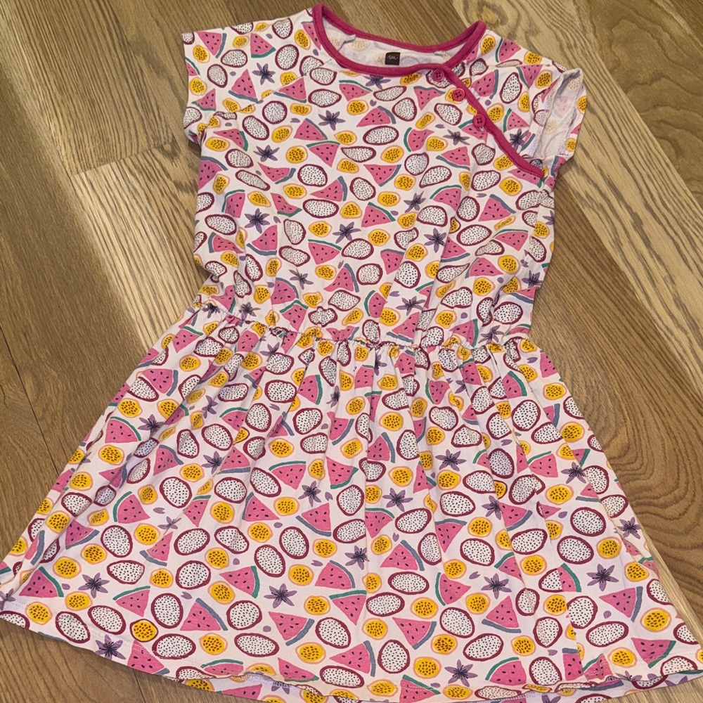 Tea Collection Watermelon Pattern Dress